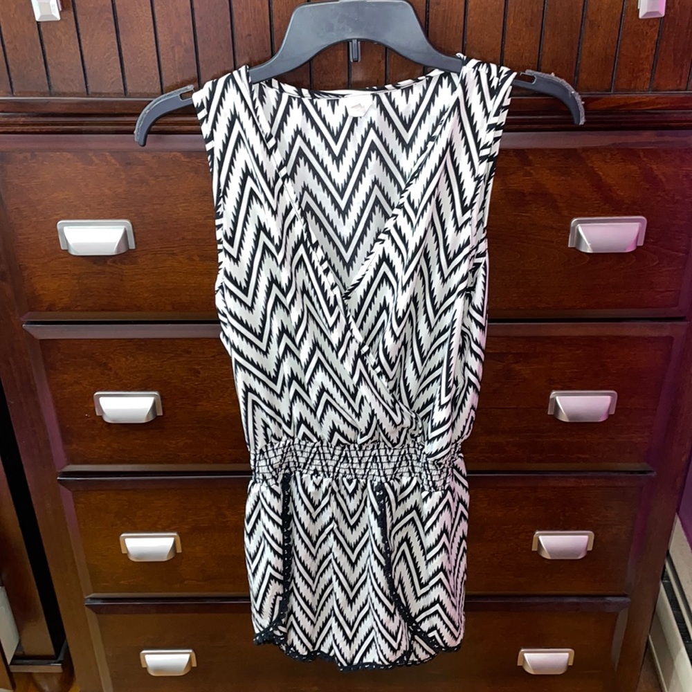 Black & White Aztec Romper 🖤